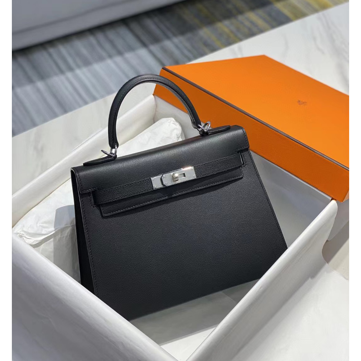 Hermes Women Handbag （25-17-7CM） - DopestKickz
