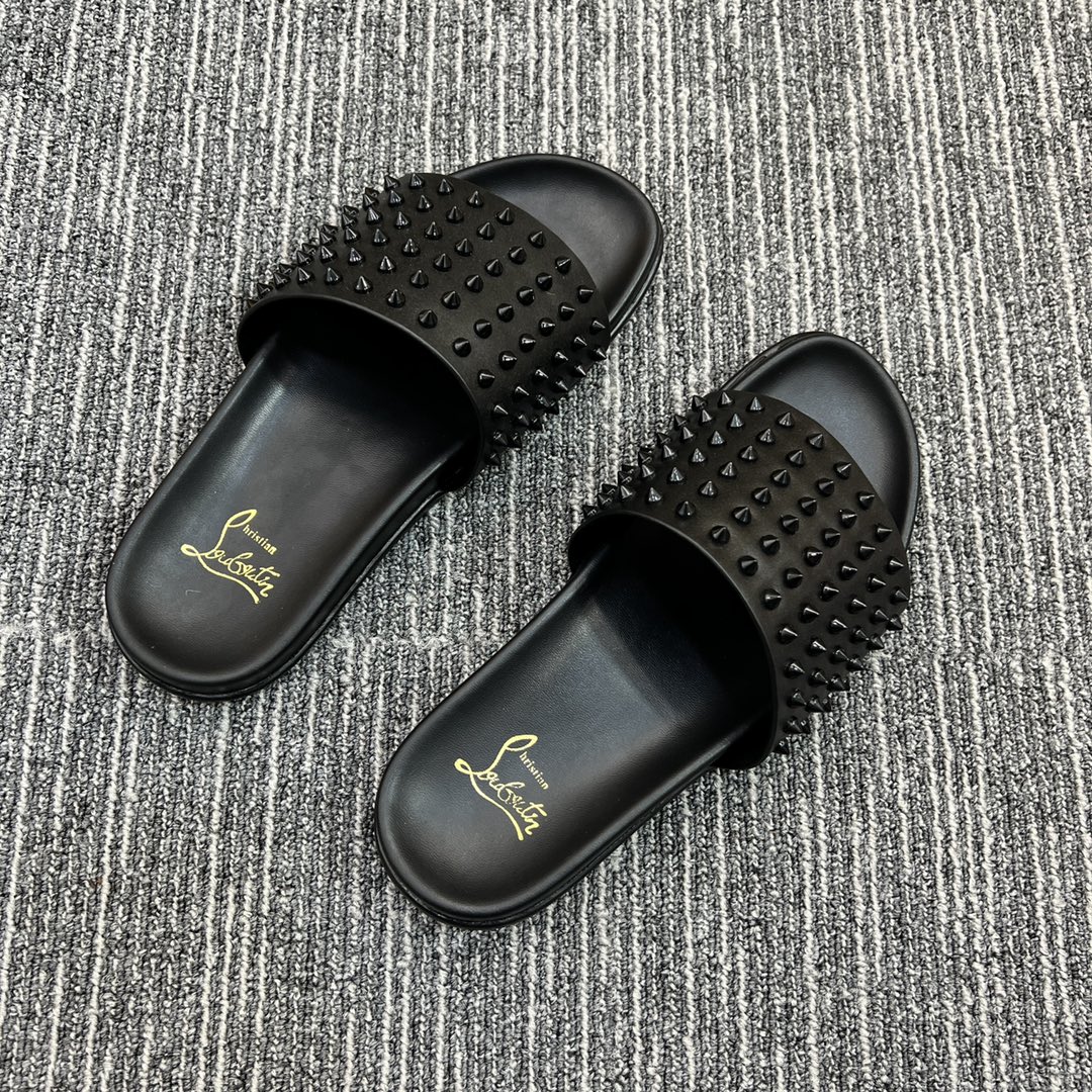 Christian Louboutin  Men Slippers Flats - DopestKickz