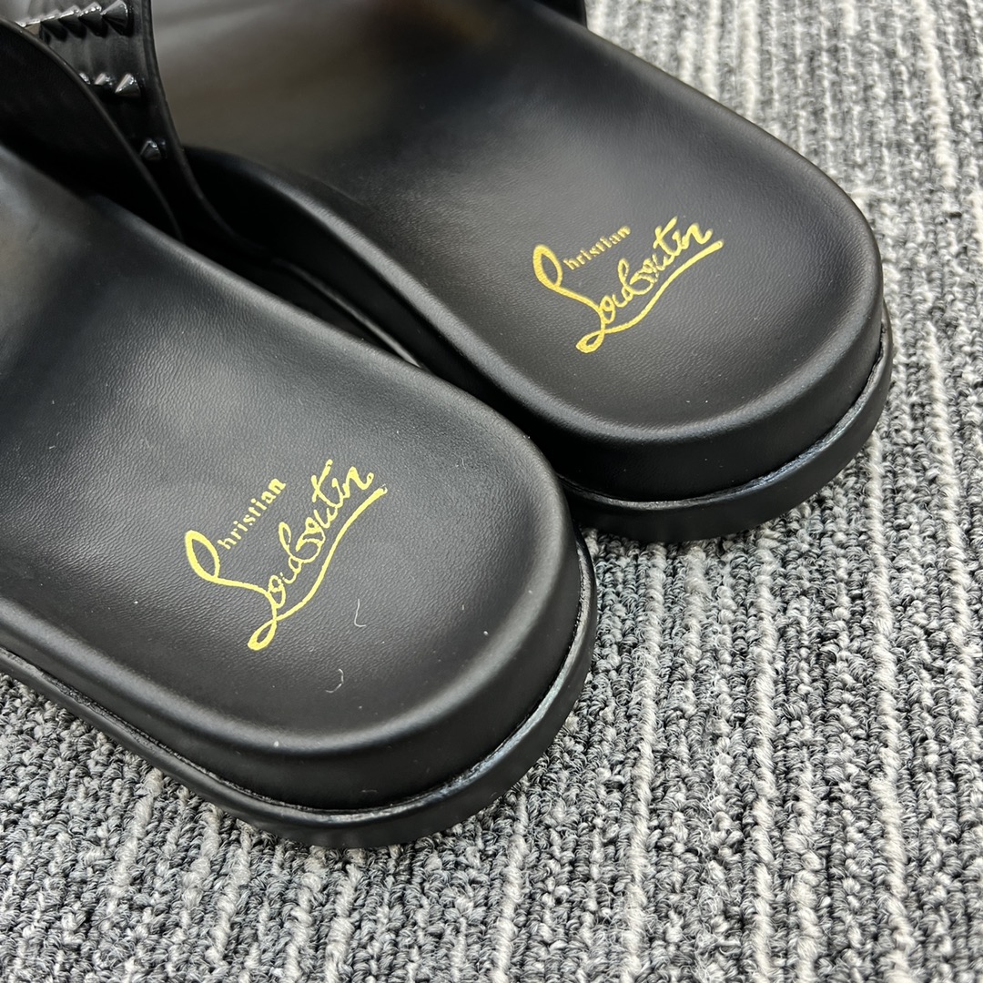 Christian Louboutin  Men Slippers Flats - DopestKickz