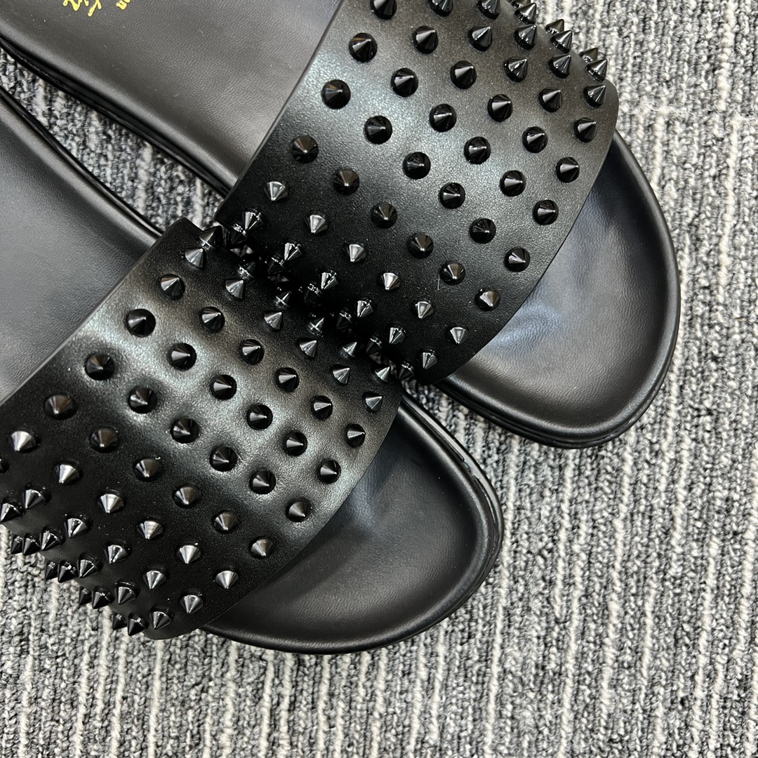 Christian Louboutin  Men Slippers Flats - DopestKickz