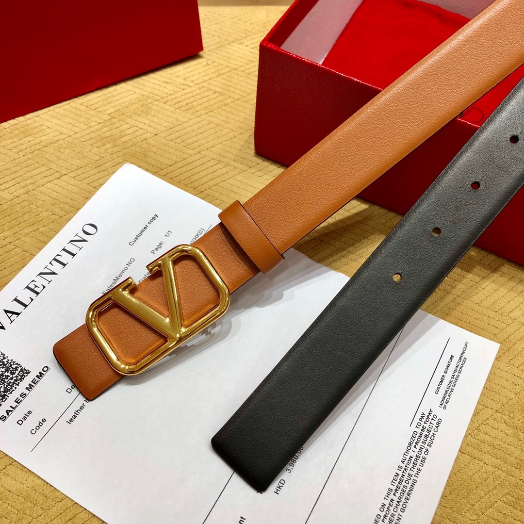 Valenti  VLogo Signature 30MM Reversible Belt - DopestKickz