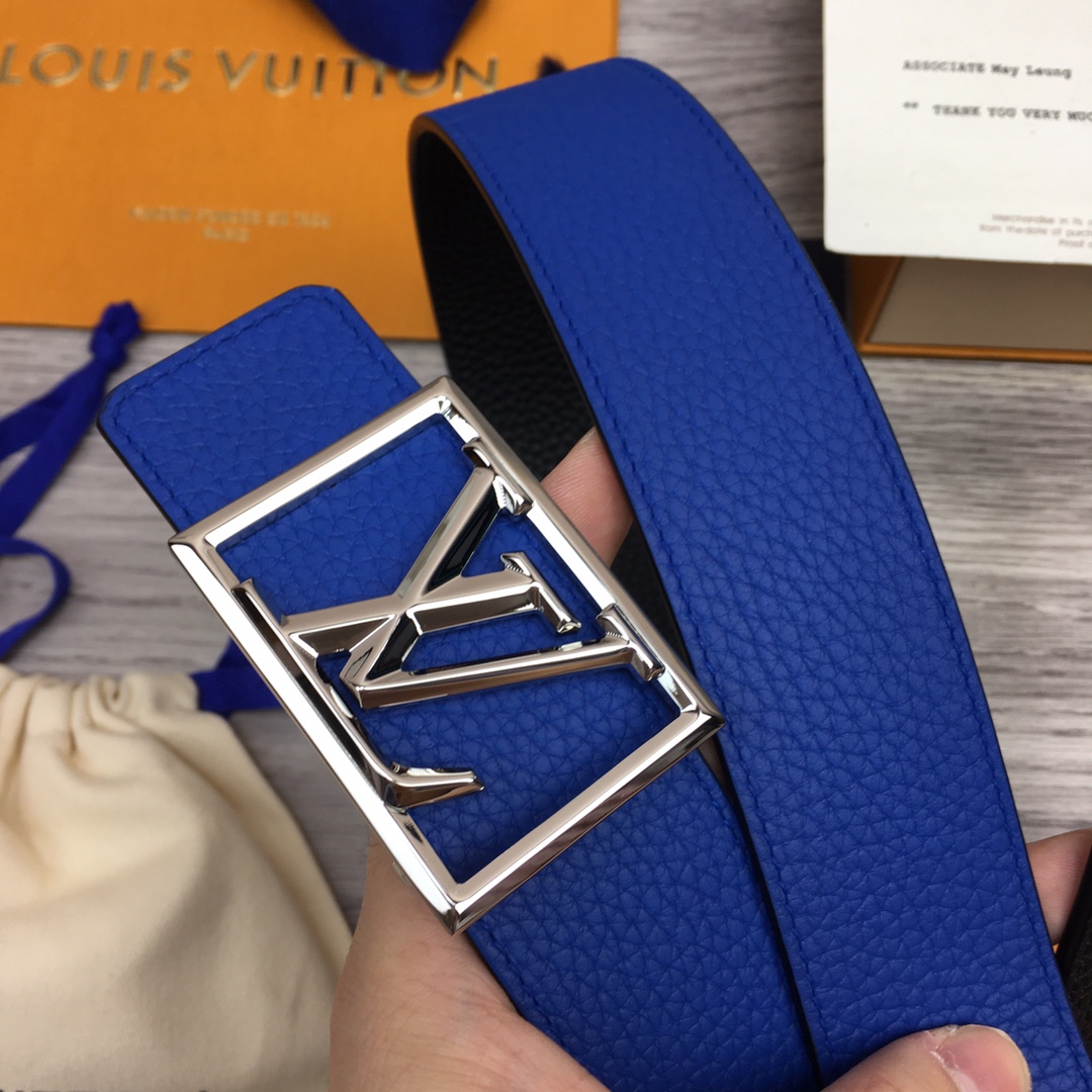 Louis Vuitton Shape 40MM Reversible Belt - DopestKickz