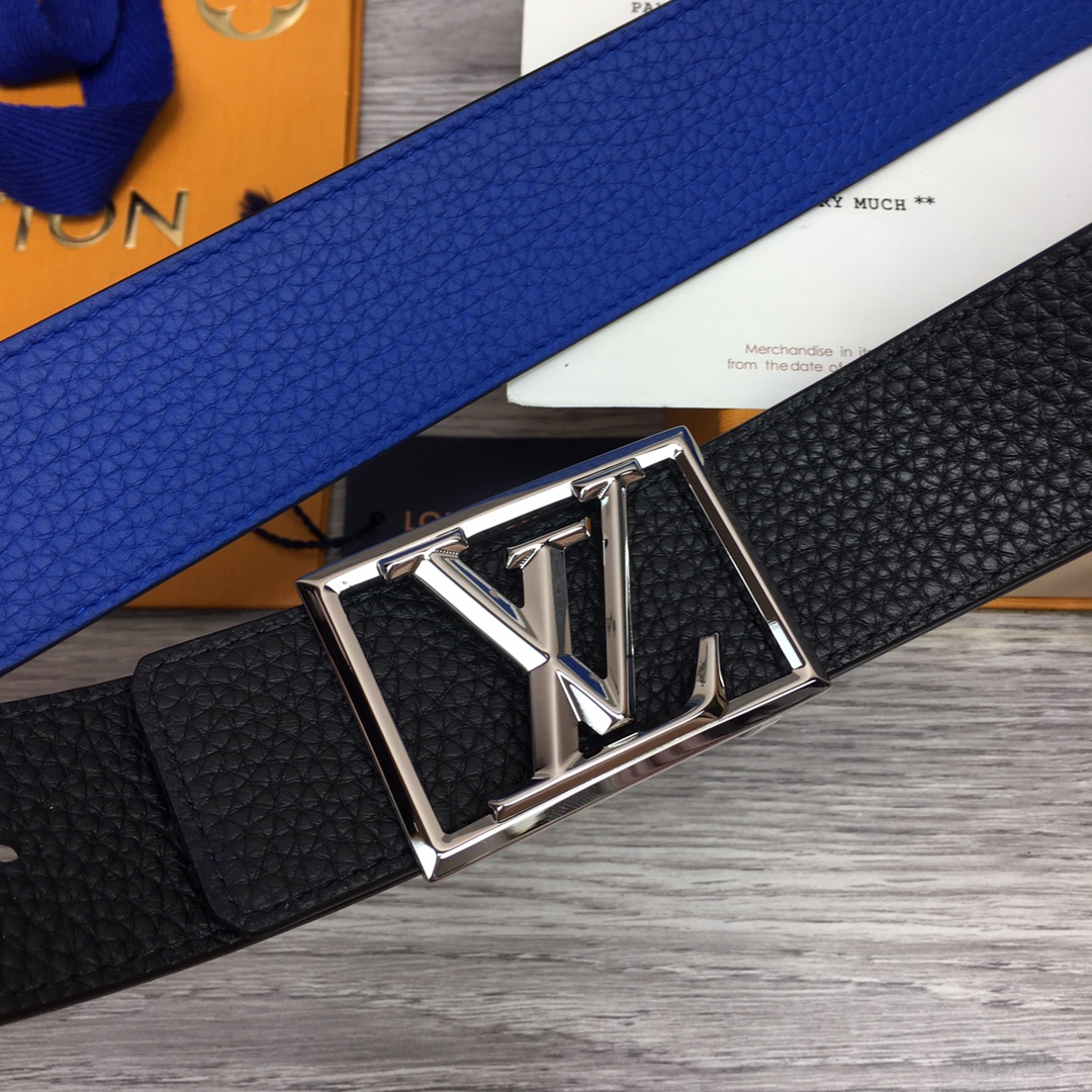 Louis Vuitton Shape 40MM Reversible Belt - DopestKickz