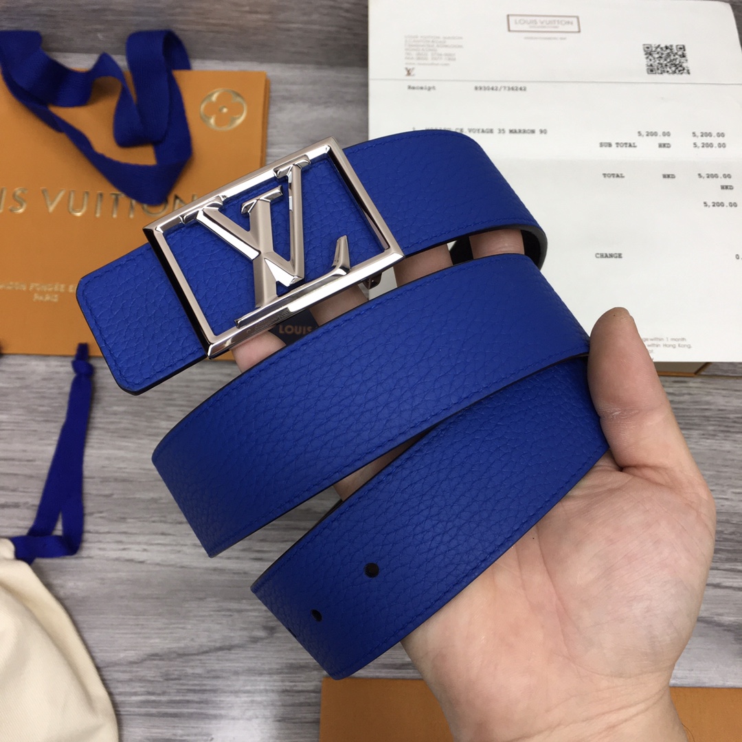Louis Vuitton Shape 40MM Reversible Belt - DopestKickz