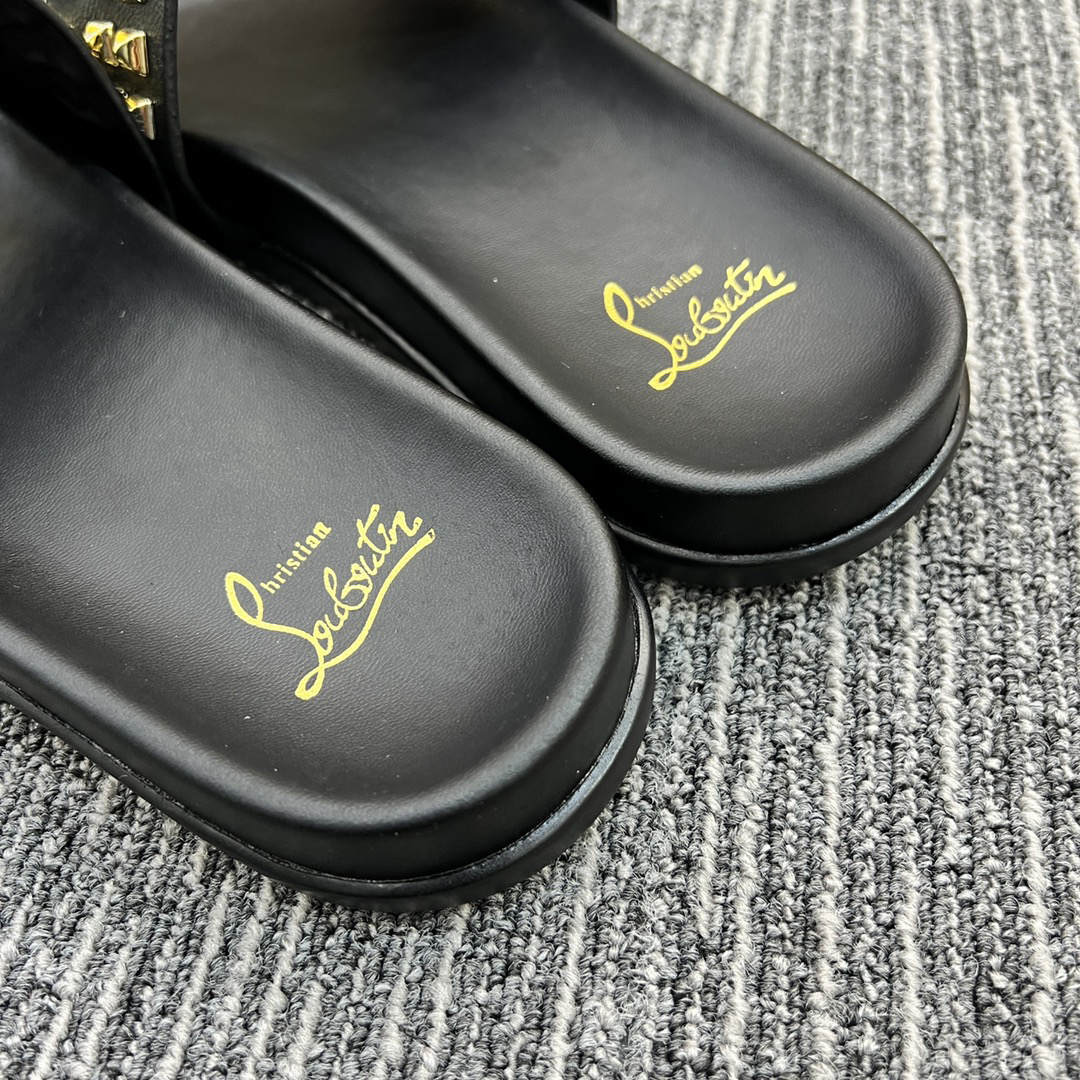 Christian Louboutin  Men Slippers Flats - DopestKickz