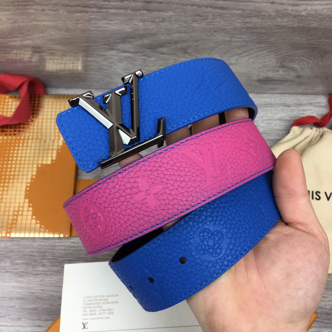 Louis Vuitton Gradient Shape 40MM Reversible Belt - DopestKickz