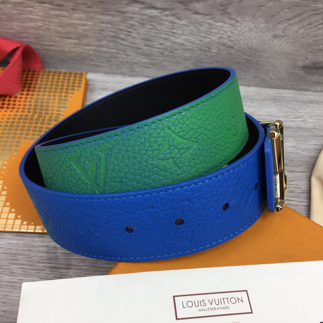 Louis Vuitton Gradient Shape 40MM Reversible Belt - DopestKickz