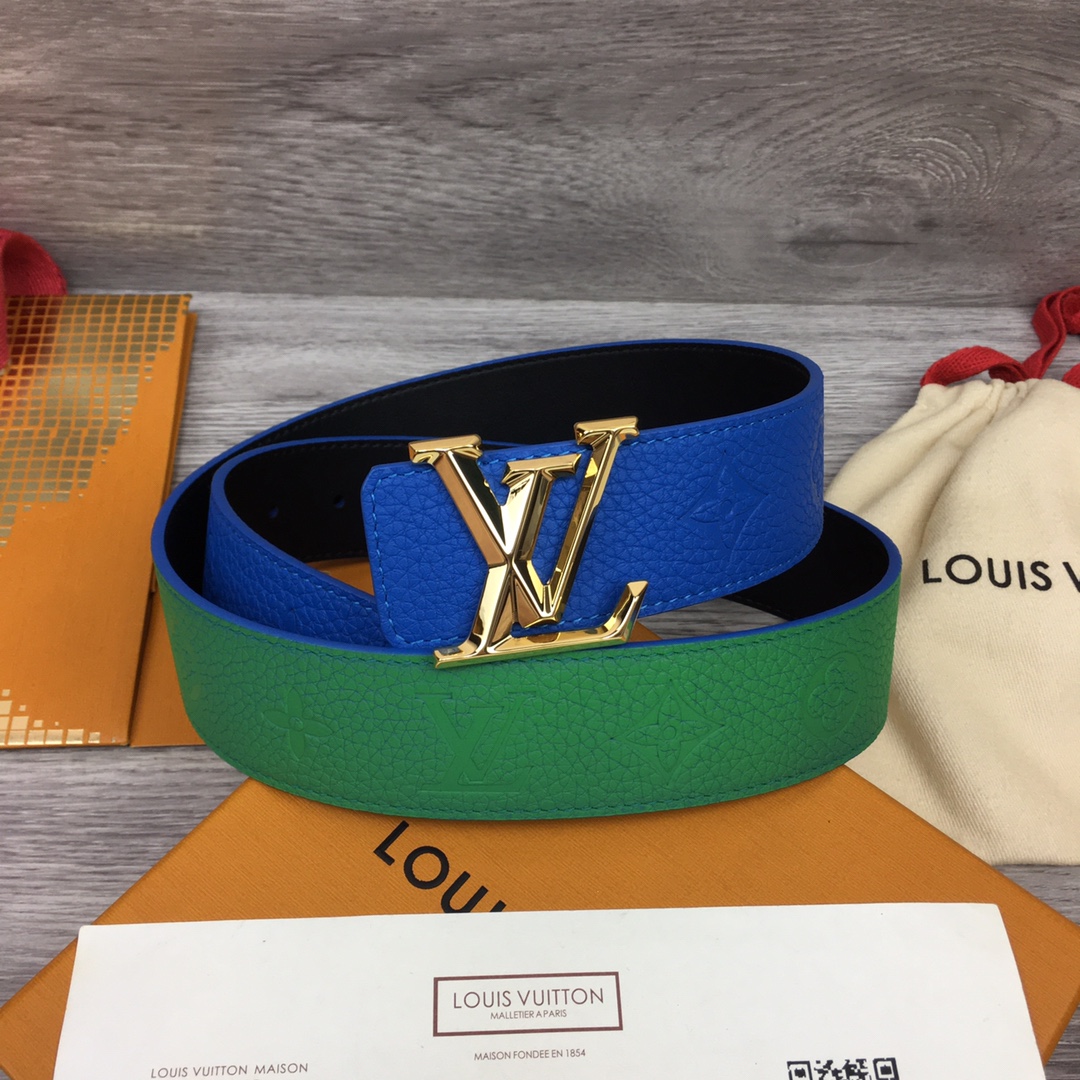 Louis Vuitton Gradient Shape 40MM Reversible Belt - DopestKickz