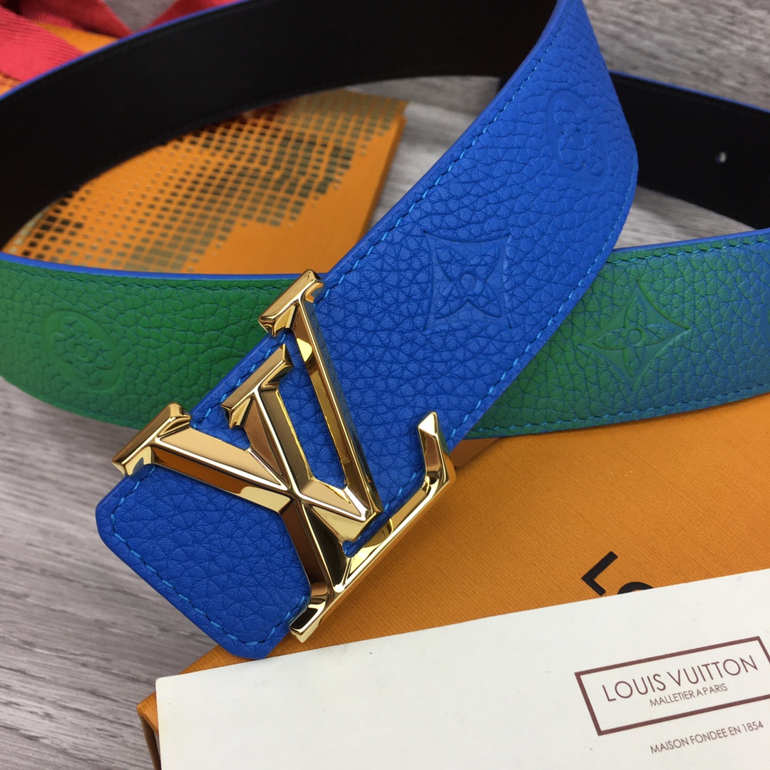Louis Vuitton Gradient Shape 40MM Reversible Belt - DopestKickz