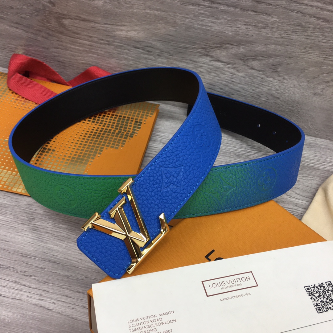Louis Vuitton Gradient Shape 40MM Reversible Belt - DopestKickz