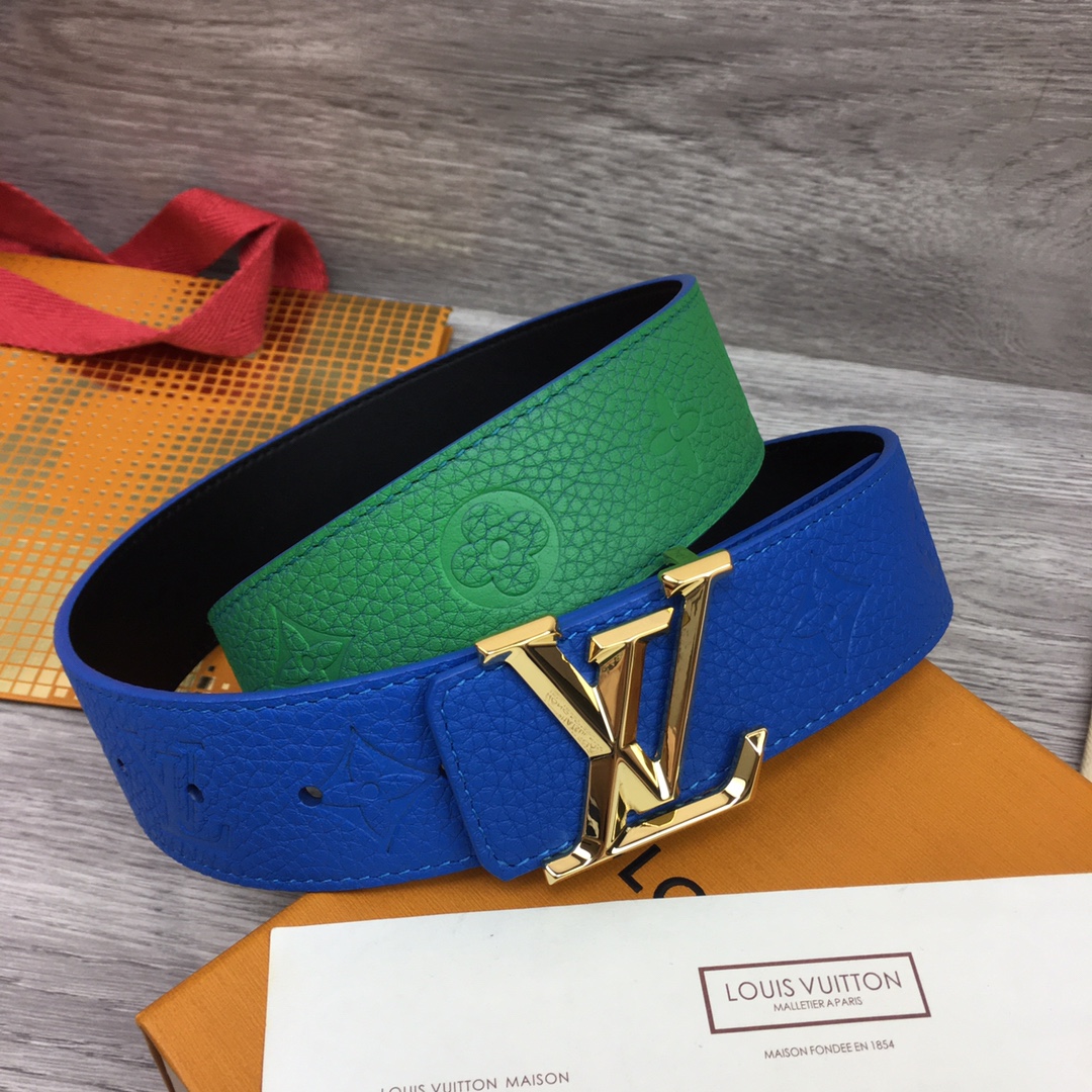 Louis Vuitton Gradient Shape 40MM Reversible Belt - DopestKickz