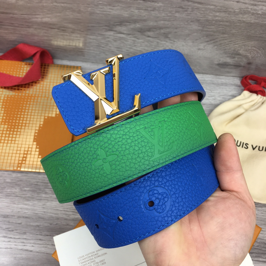 Louis Vuitton Gradient Shape 40MM Reversible Belt - DopestKickz