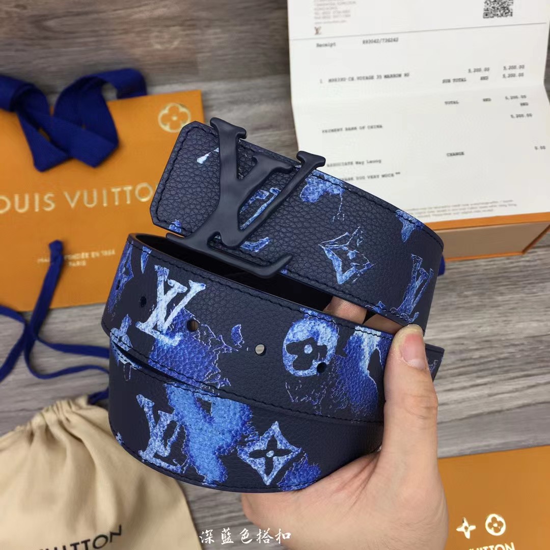 Louis Vuitton Gradient Shape 40MM Reversible Belt - DopestKickz