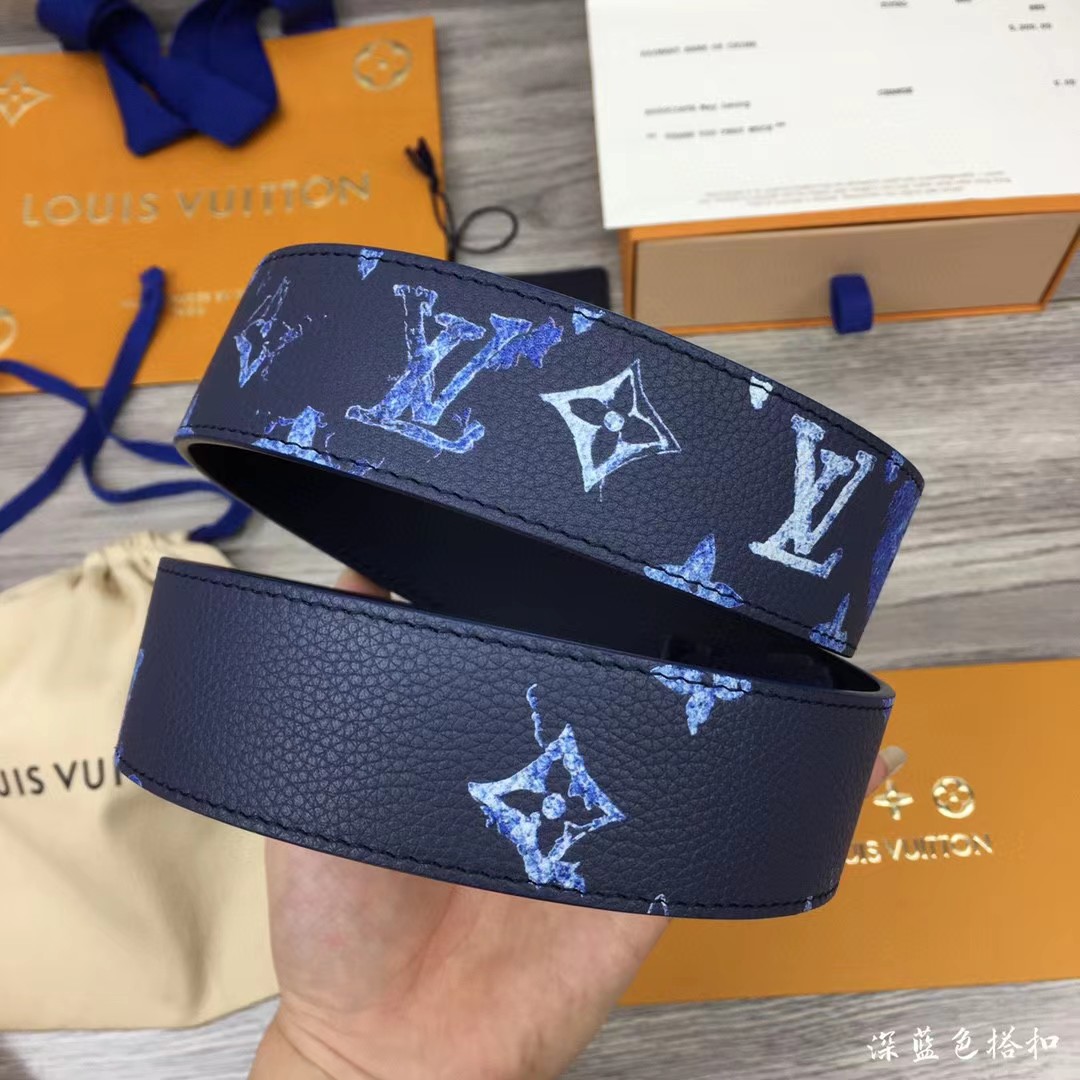 Louis Vuitton Gradient Shape 40MM Reversible Belt - DopestKickz