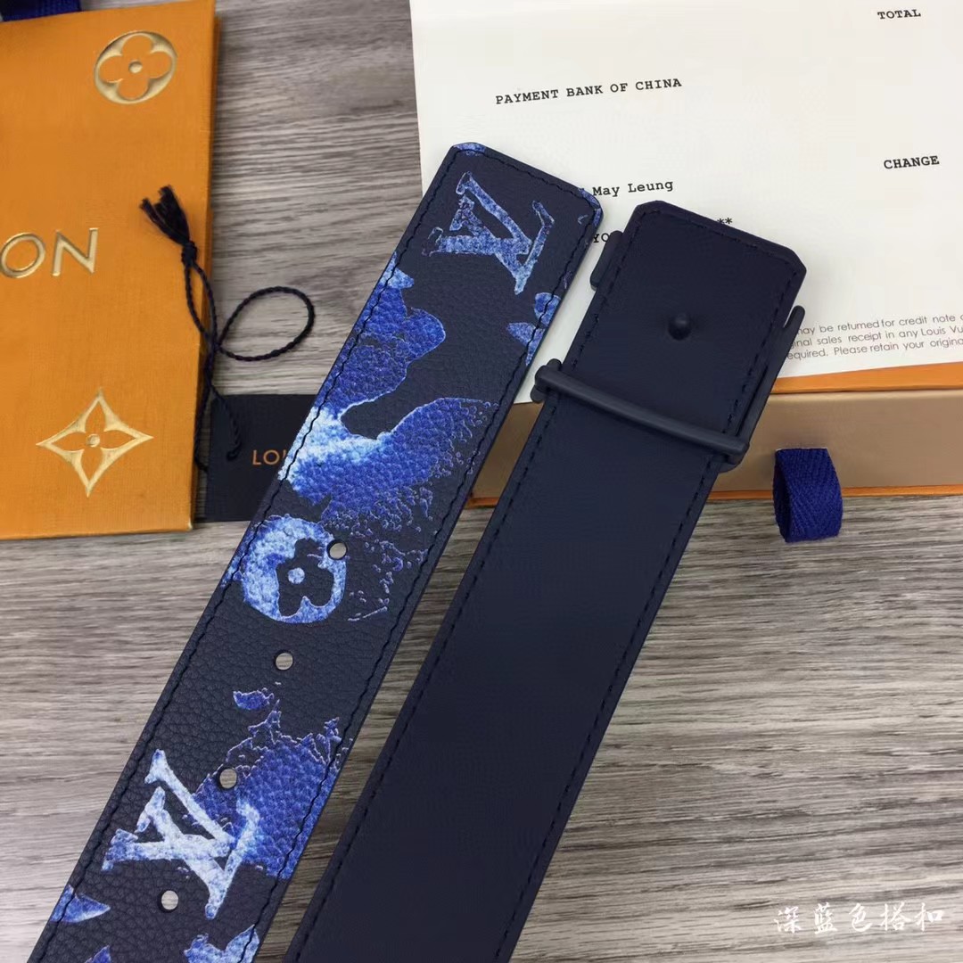 Louis Vuitton Gradient Shape 40MM Reversible Belt - DopestKickz