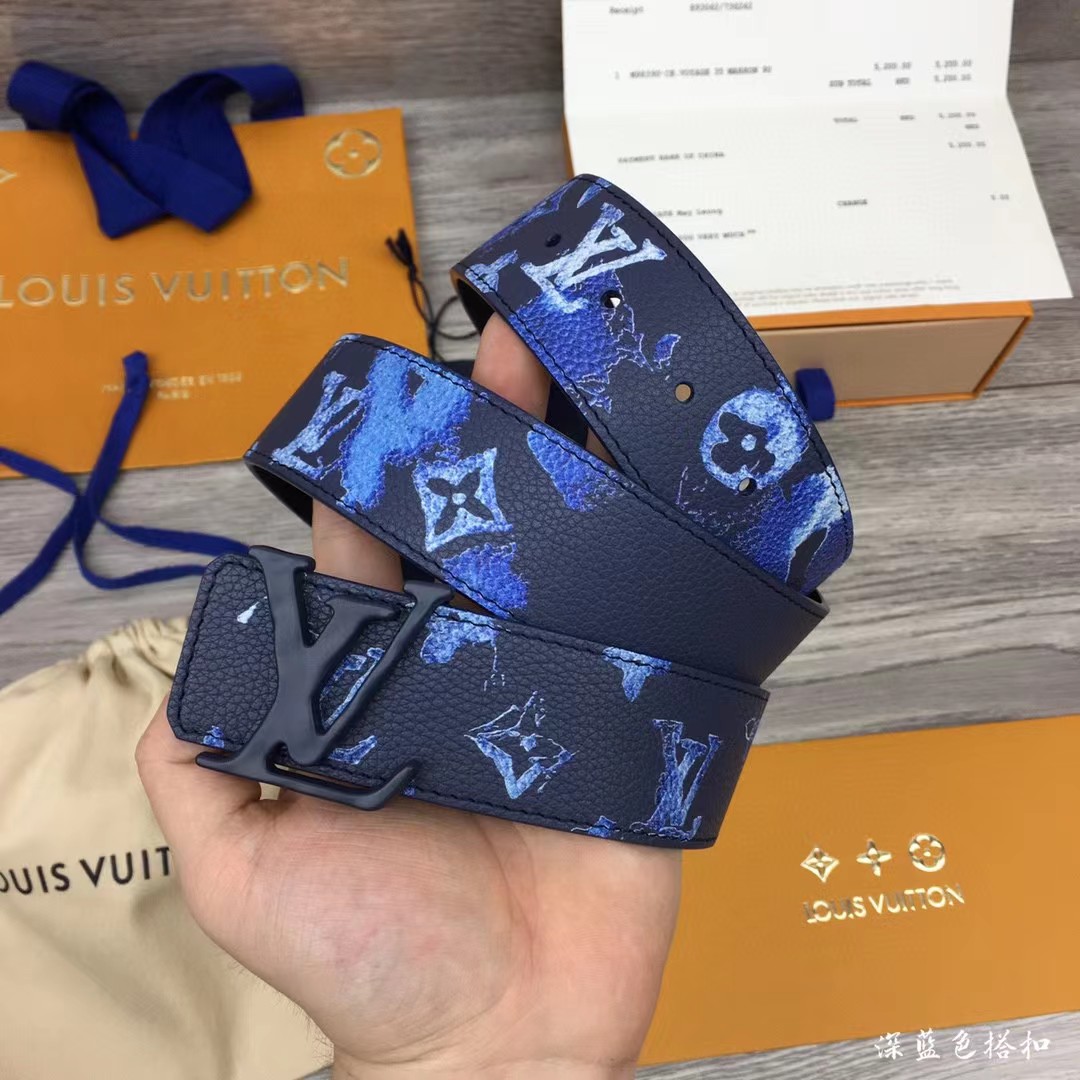 Louis Vuitton Gradient Shape 40MM Reversible Belt - DopestKickz