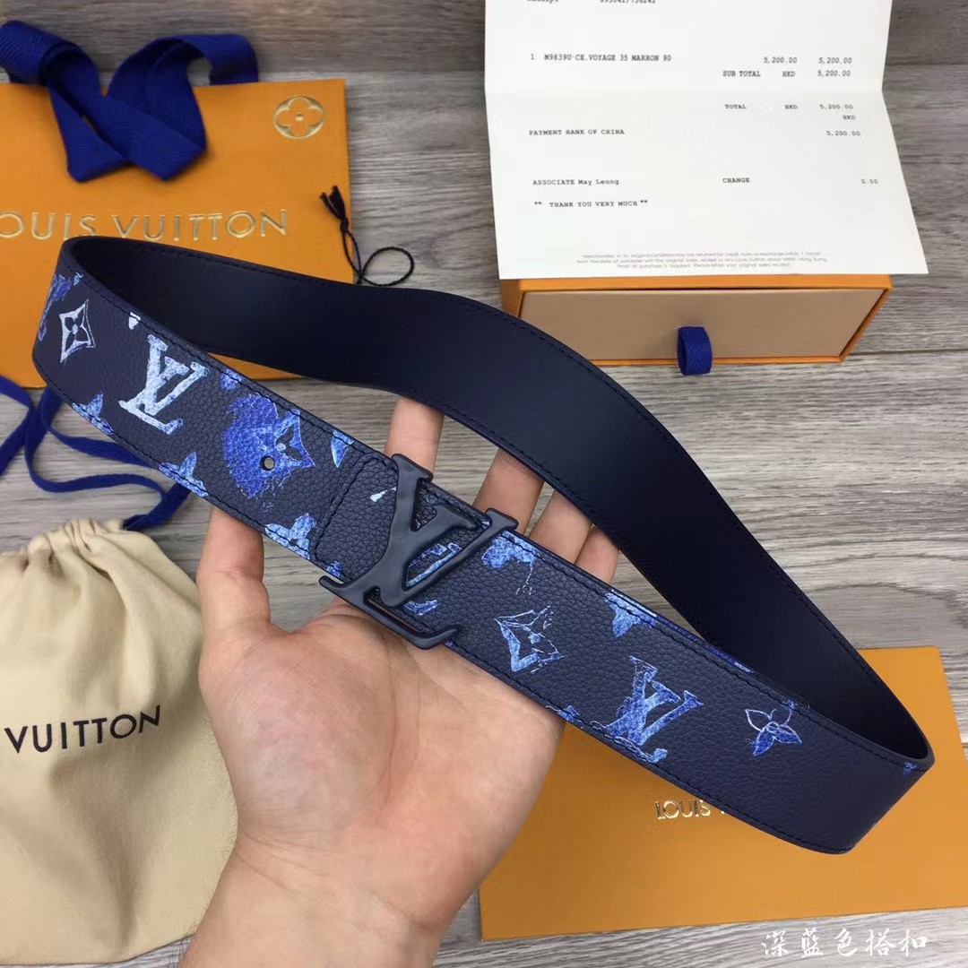 Louis Vuitton Gradient Shape 40MM Reversible Belt - DopestKickz