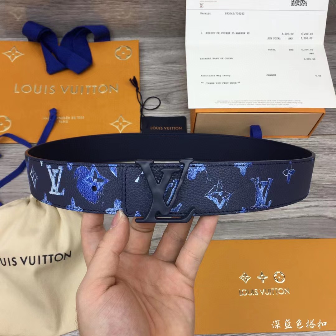 Louis Vuitton Gradient Shape 40MM Reversible Belt - DopestKickz