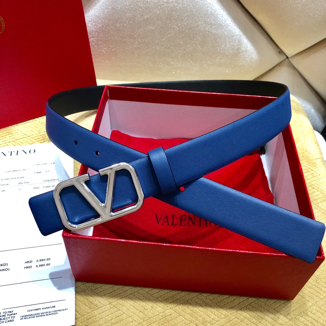 Valenti VLogo Signature 30MM Reversible Belt - DopestKickz