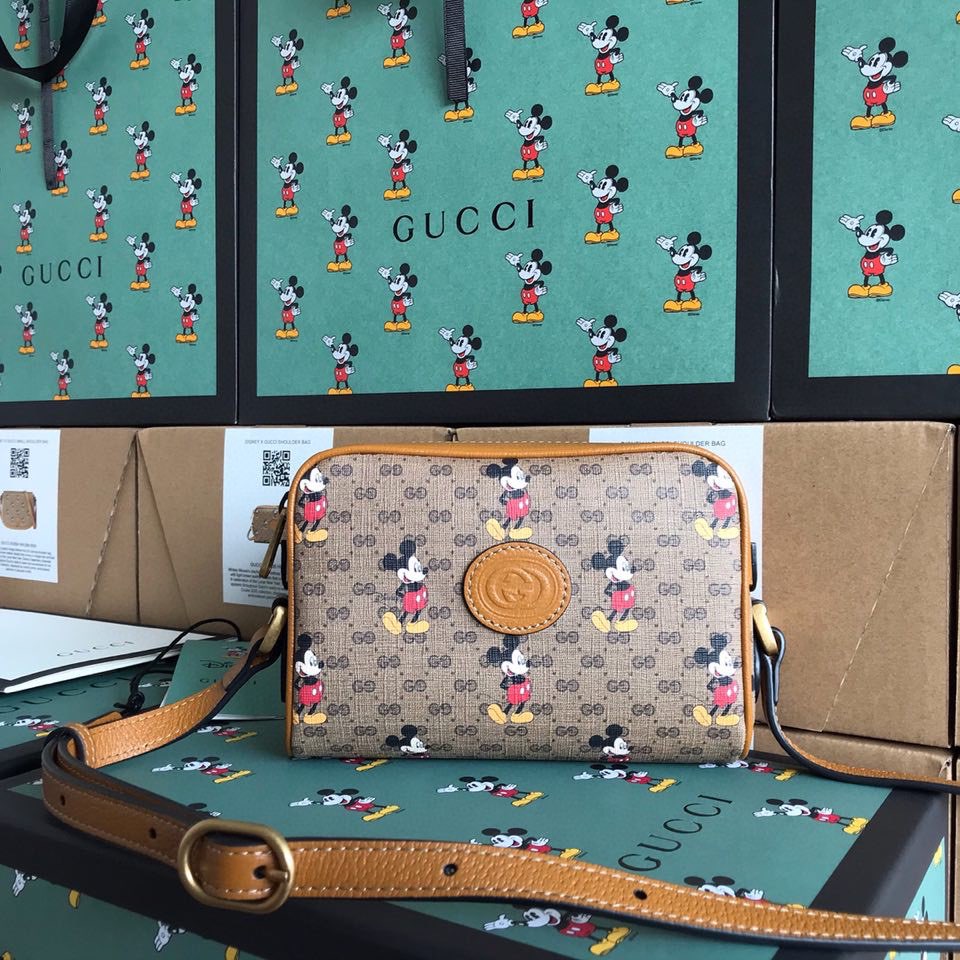 Gucci  GG Mickey  Shoulder Bag(17.5/12/5CM) - DopestKickz