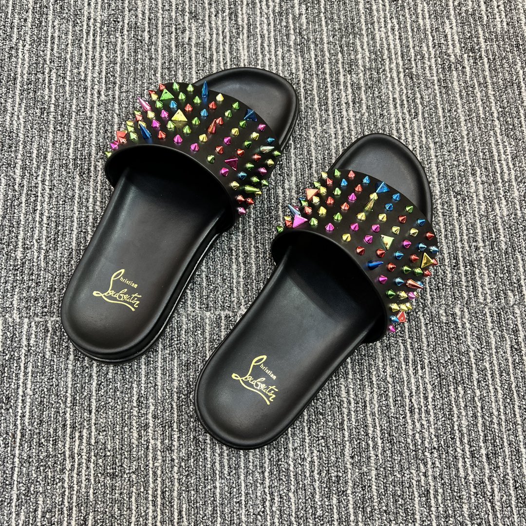 Christian Louboutin  Men Slippers Flats - DopestKickz