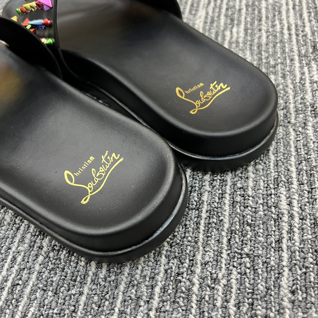 Christian Louboutin  Men Slippers Flats - DopestKickz
