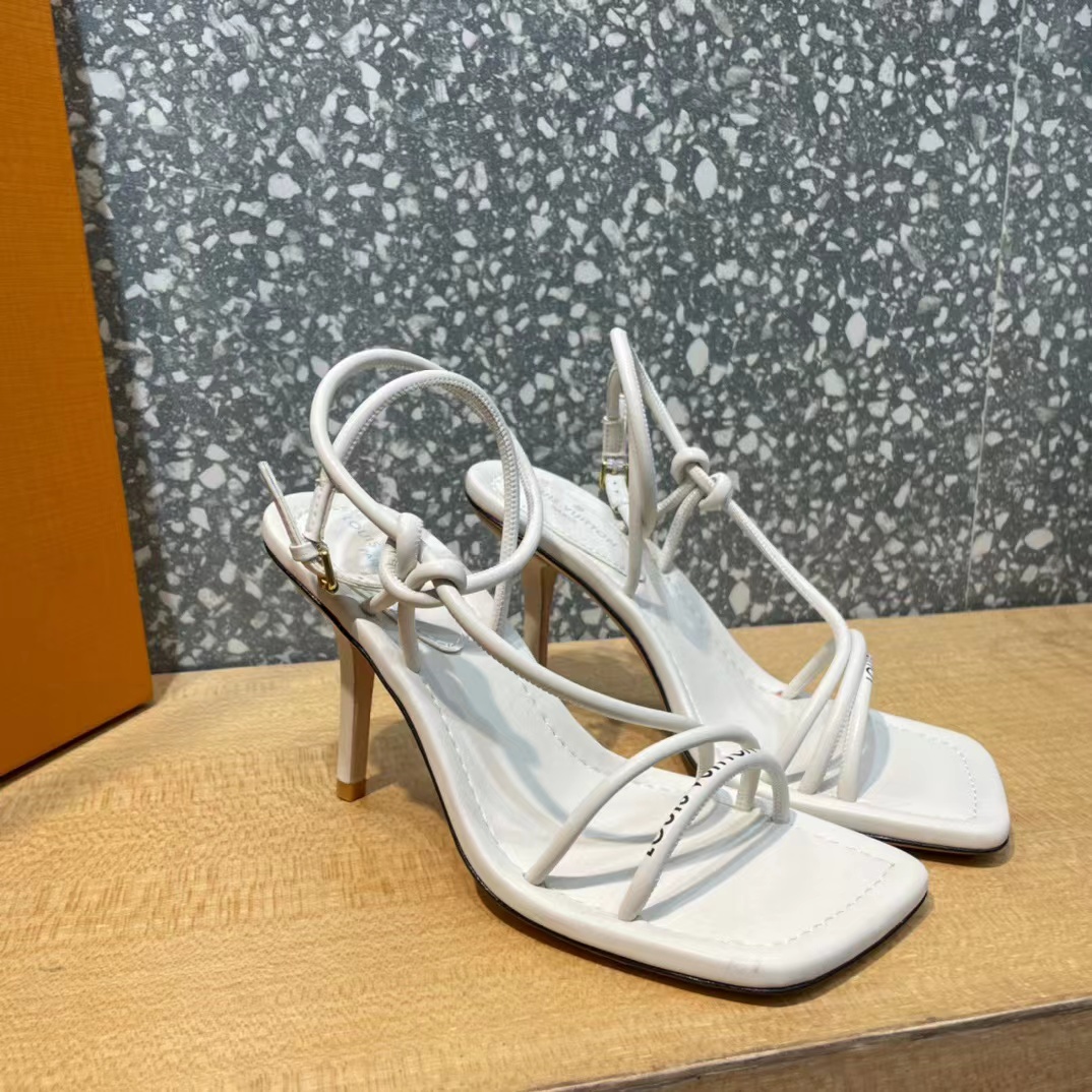 Louis Vuitton Sandals For Women In White - DopestKickz