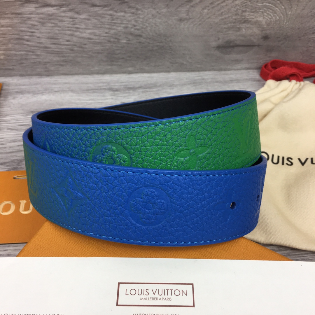 Louis Vuitton Gradient Shape 40MM Reversible Belt - DopestKickz