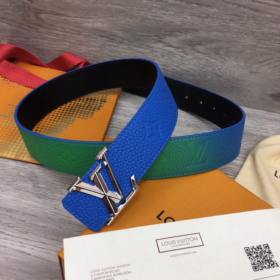 Louis Vuitton Gradient Shape 40MM Reversible Belt - DopestKickz
