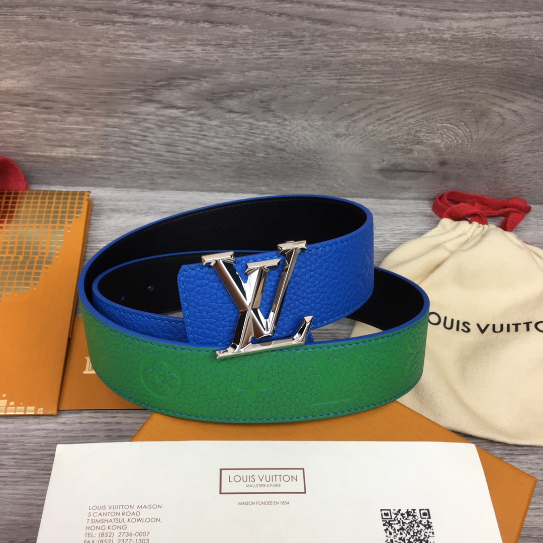 Louis Vuitton Gradient Shape 40MM Reversible Belt - DopestKickz