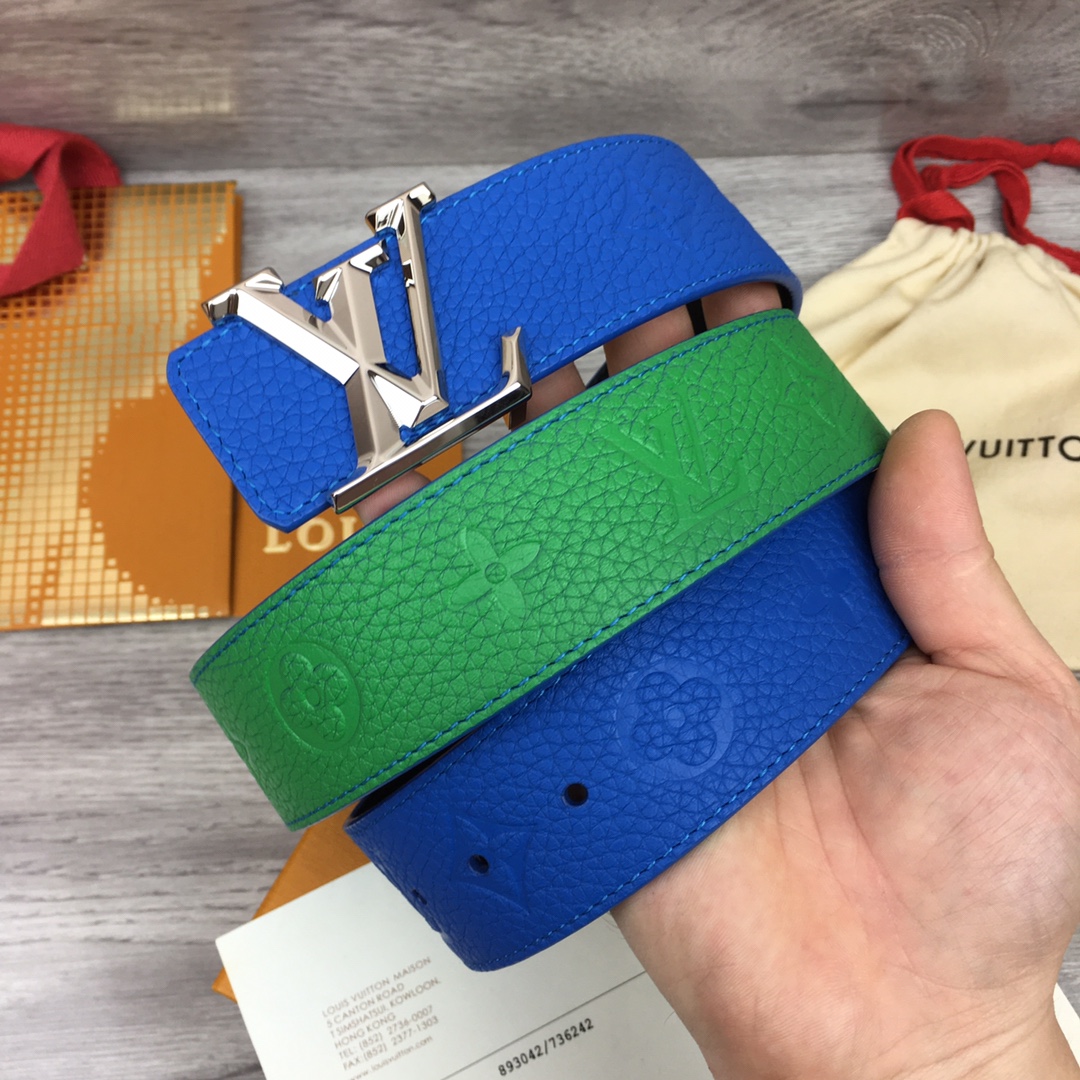 Louis Vuitton Gradient Shape 40MM Reversible Belt - DopestKickz