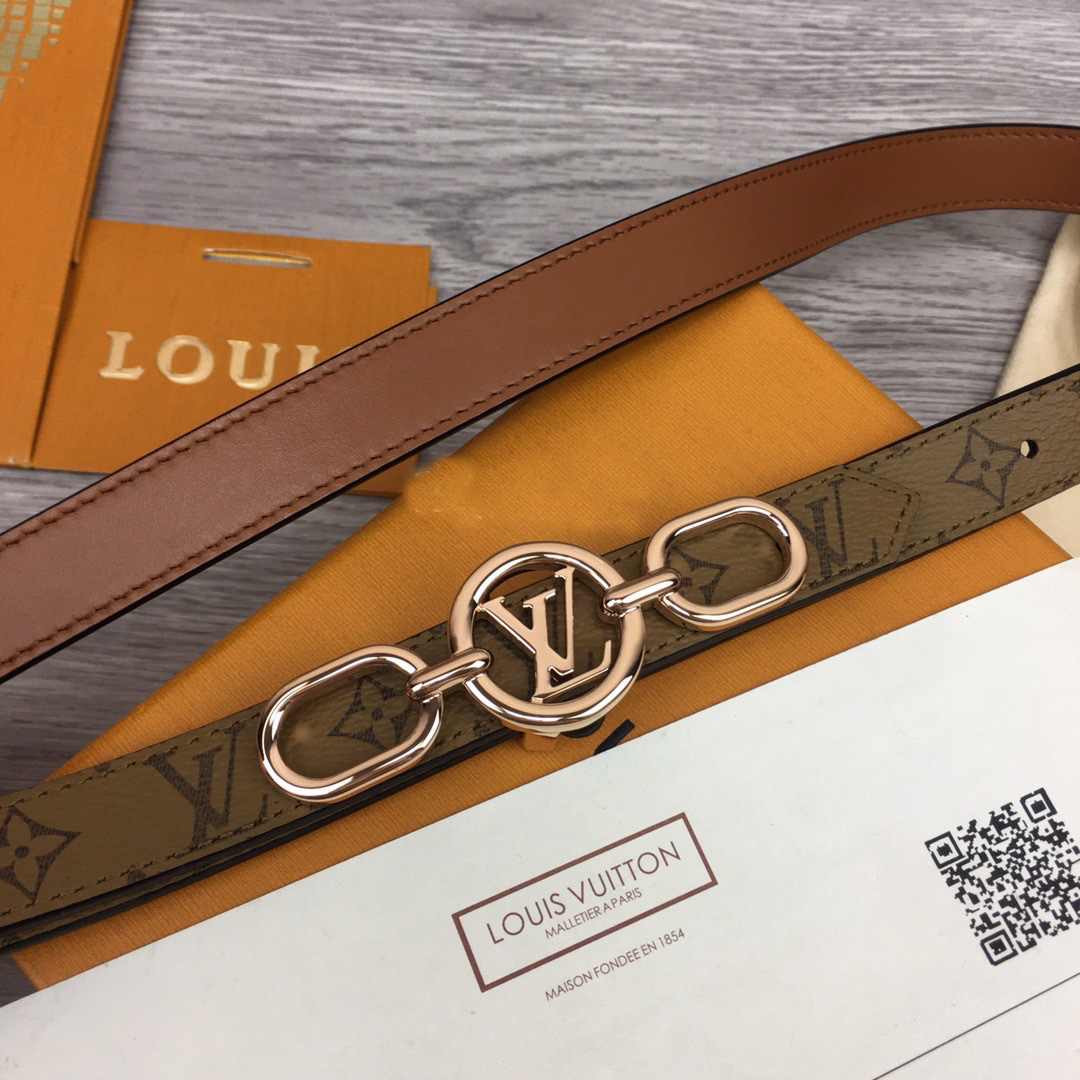 Louis Vuitton Squared LV 20mm Belt - DopestKickz