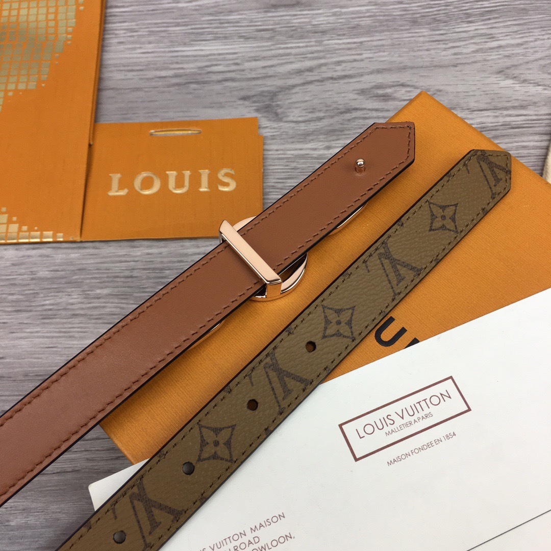 Louis Vuitton Squared LV 20mm Belt - DopestKickz