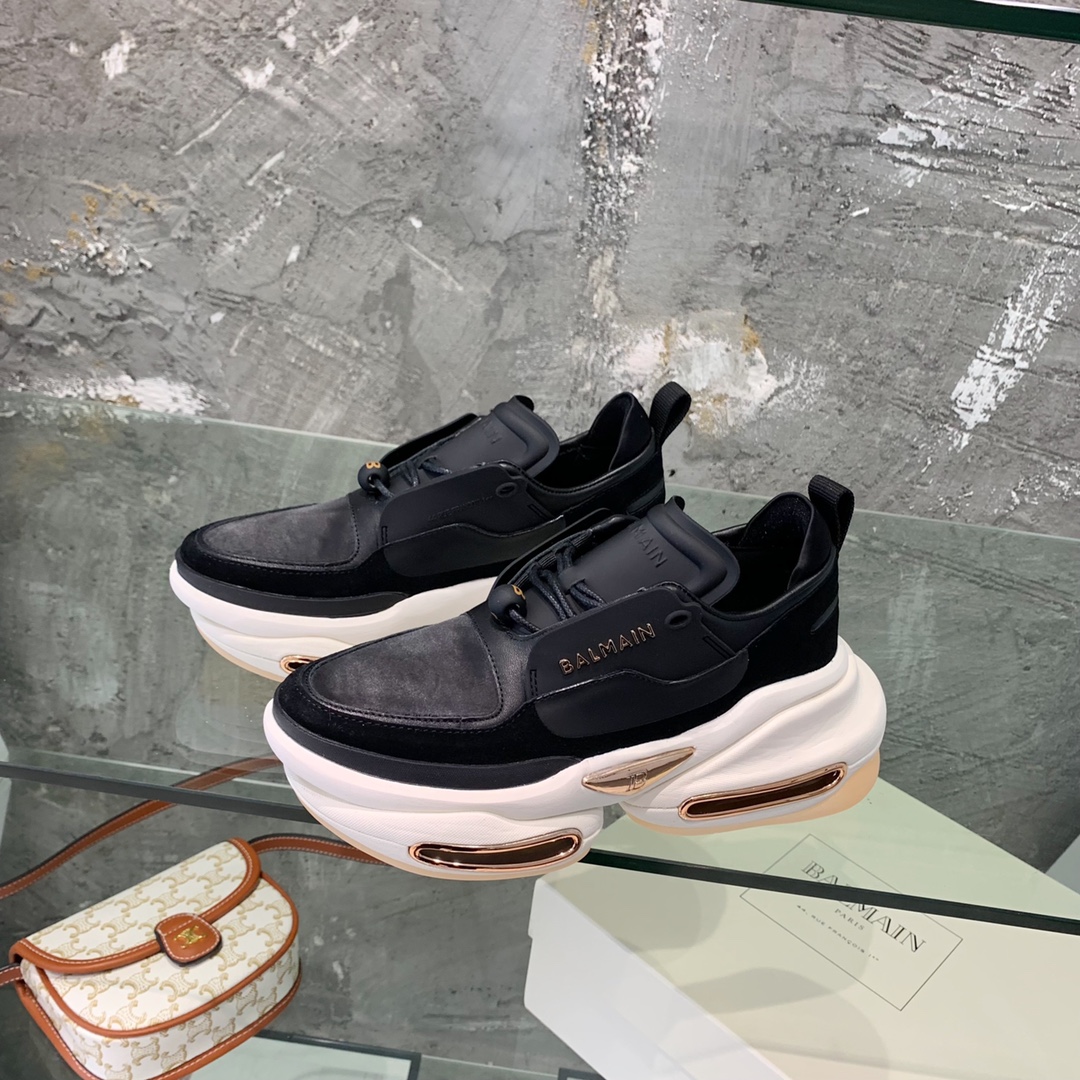 Balmain B-Bold Low-Top Sneakers - DopestKickz