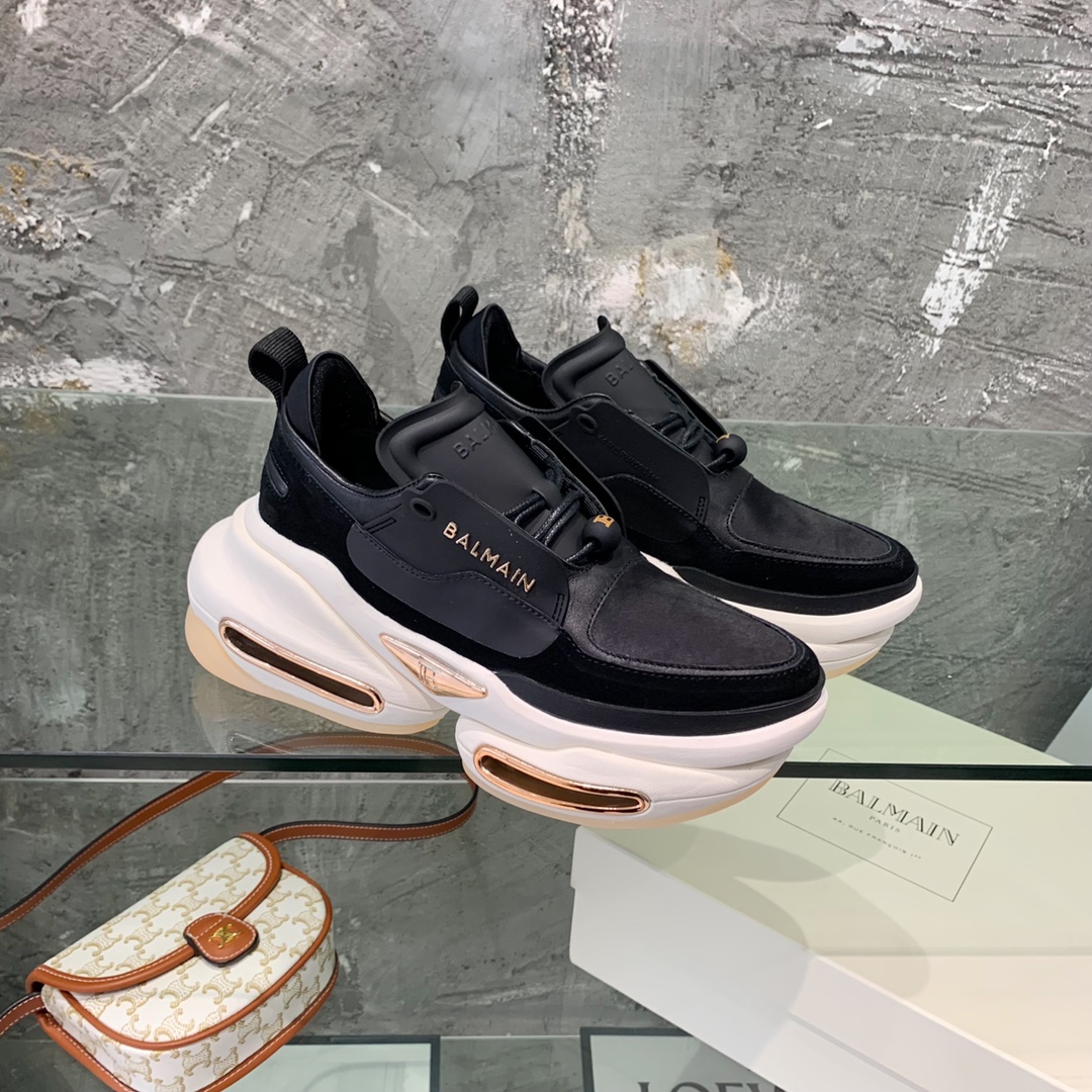 Balmain B-Bold Low-Top Sneakers - DopestKickz