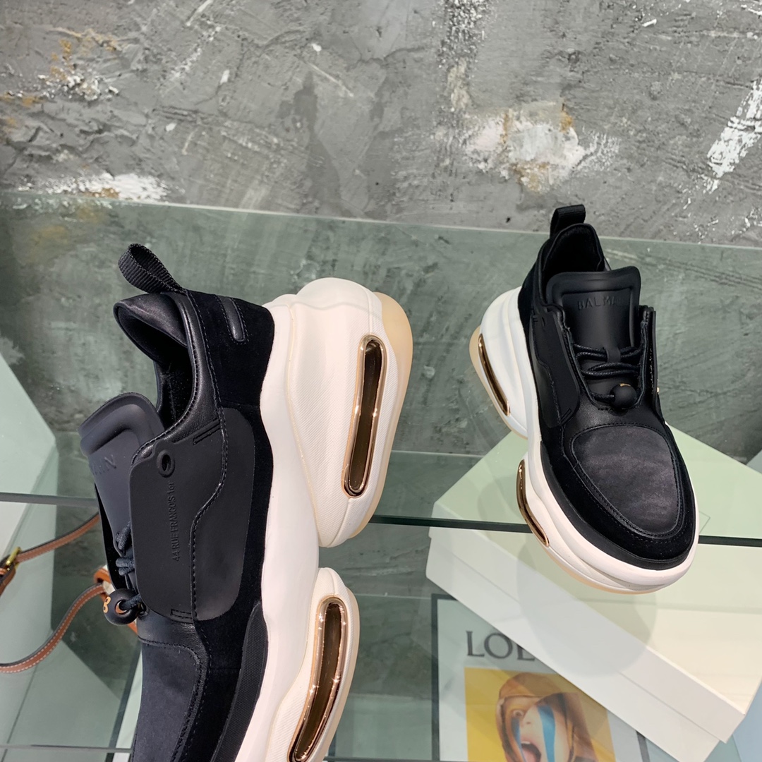 Balmain B-Bold Low-Top Sneakers - DopestKickz