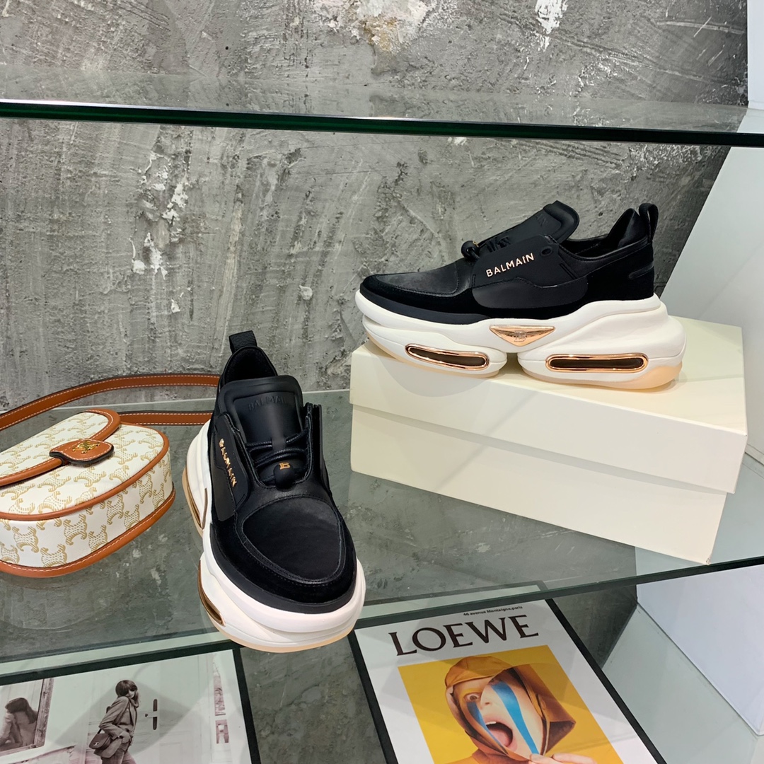 Balmain B-Bold Low-Top Sneakers - DopestKickz