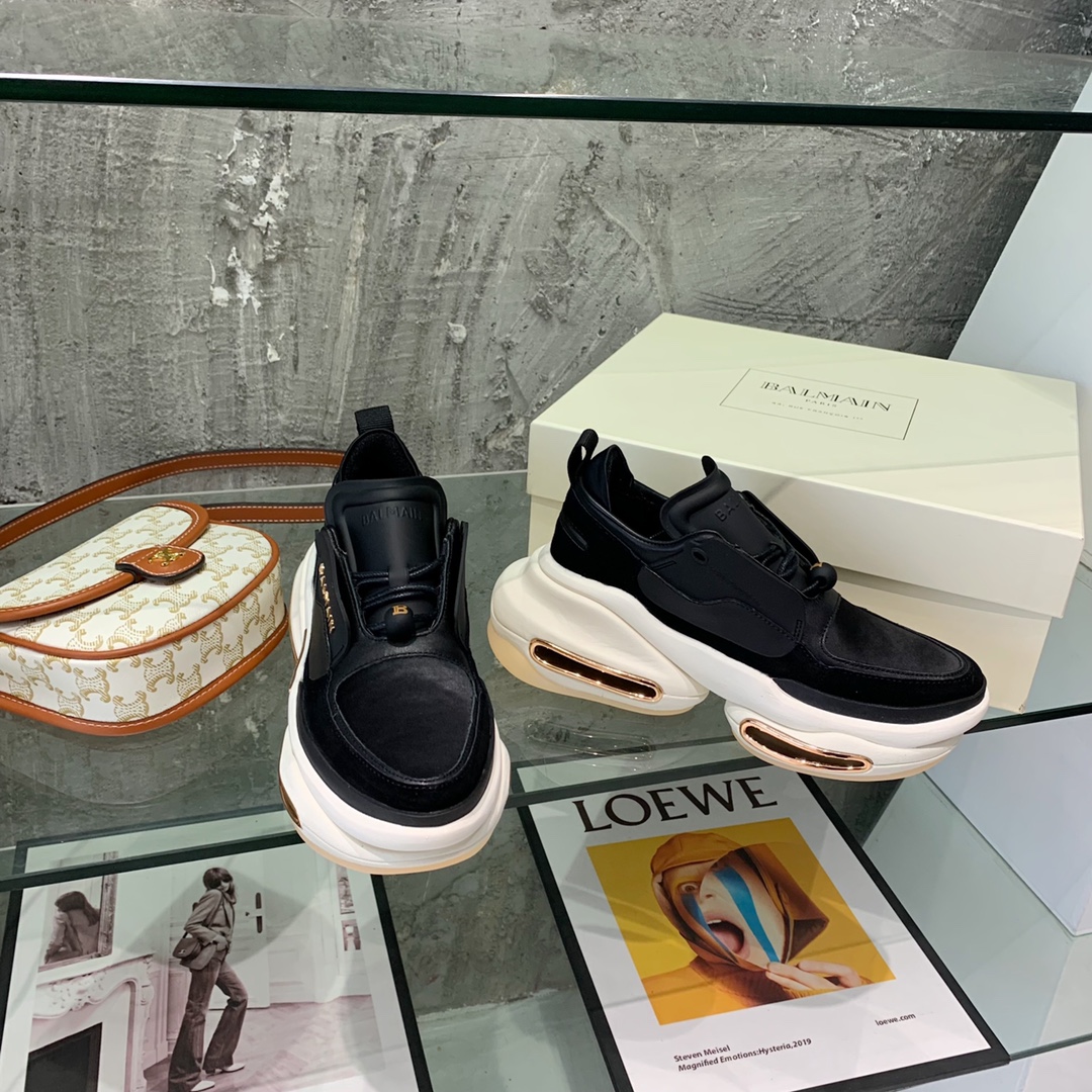 Balmain B-Bold Low-Top Sneakers - DopestKickz