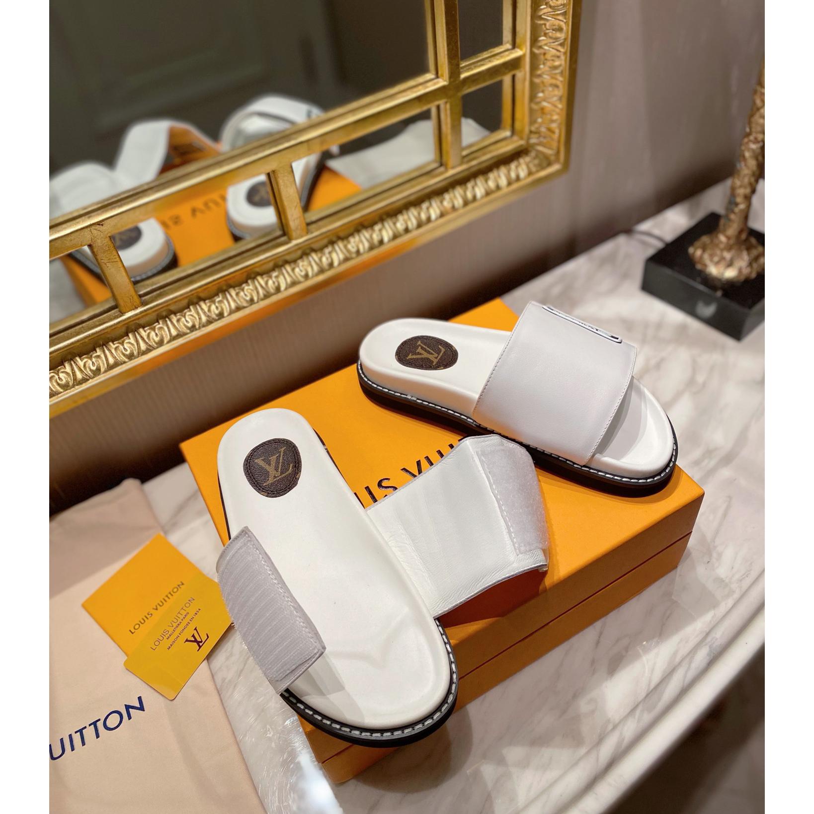 Louis Vuitton Monogram Slipper - DopestKickz