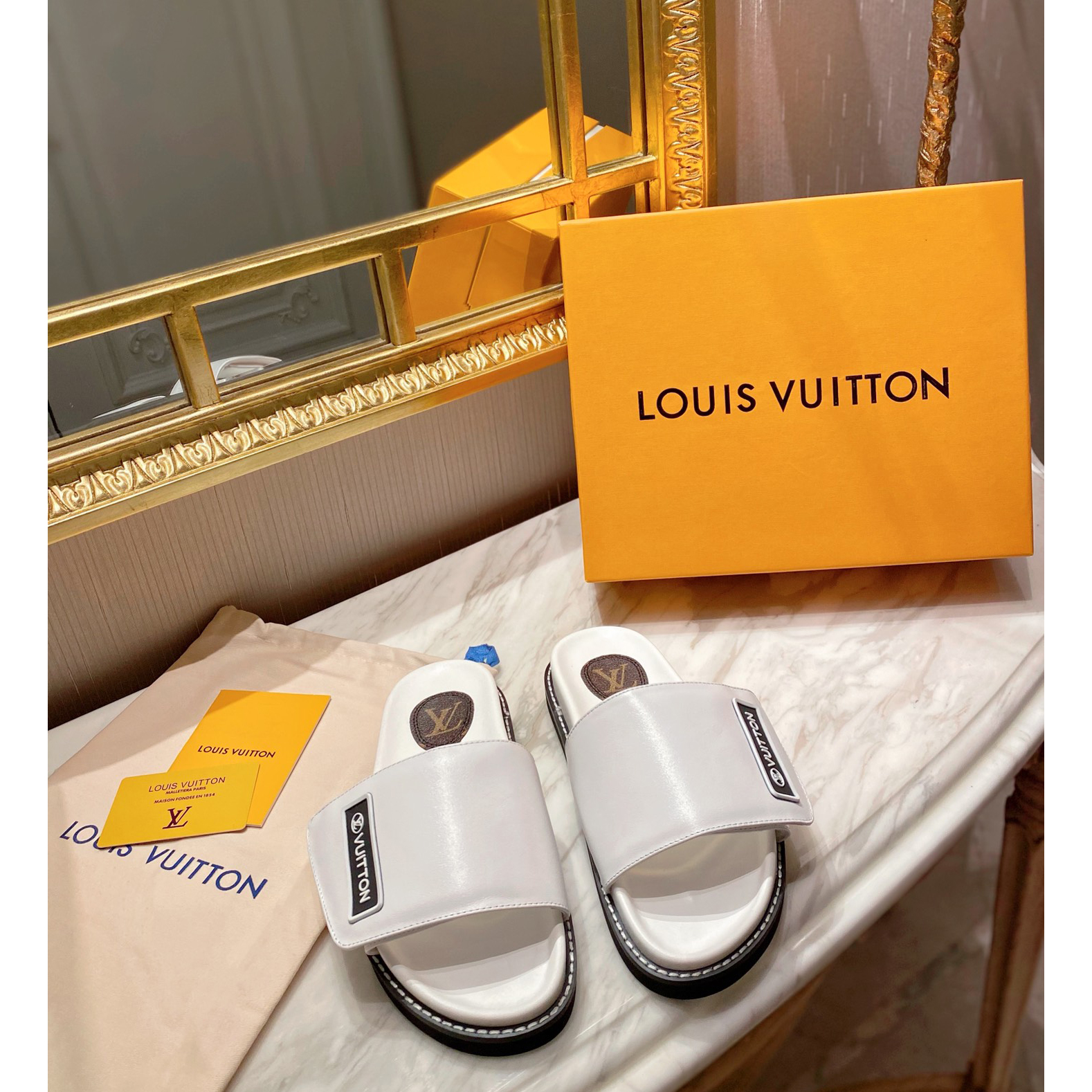 Louis Vuitton Monogram Slipper - DopestKickz