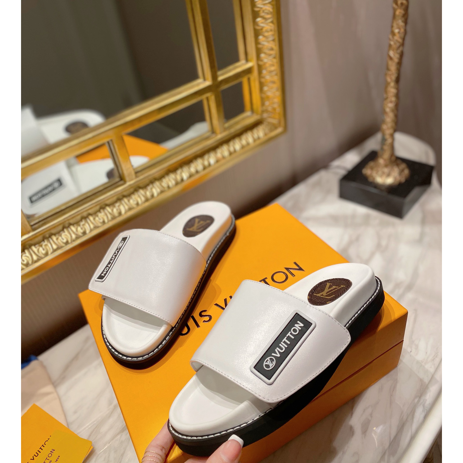 Louis Vuitton Monogram Slipper - DopestKickz