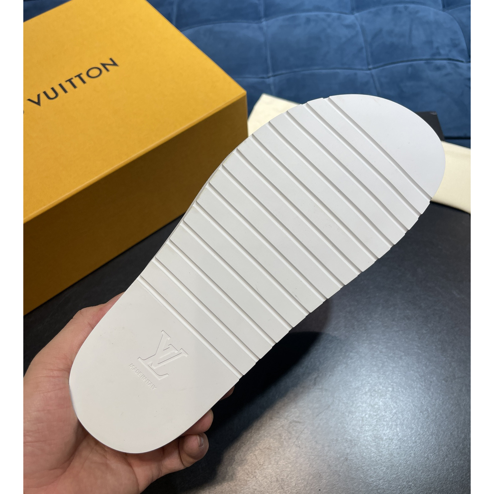 Louis Vuitton x NBA Monogram Slipper - DopestKickz