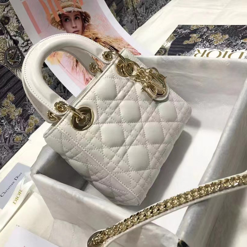 Dior Lady D-Lite Handbag（17-15-7CM） - DopestKickz