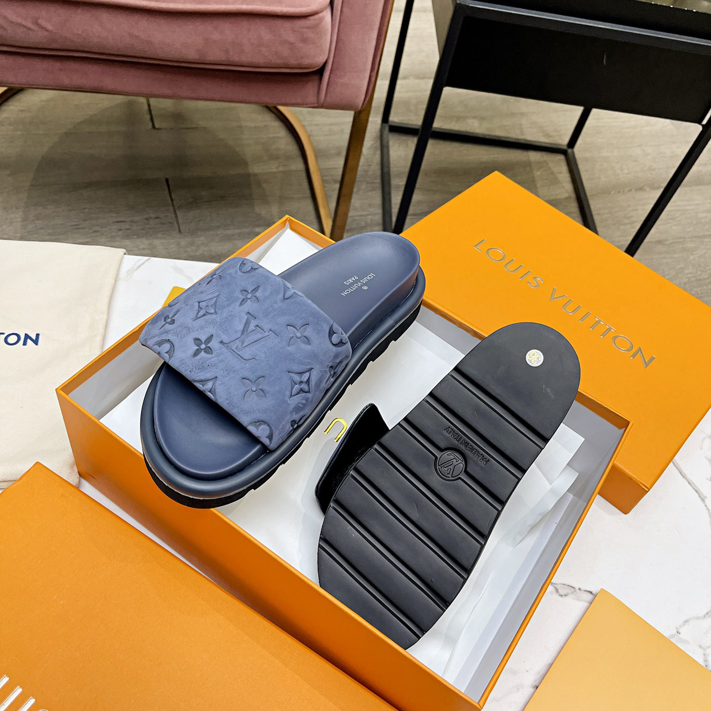 Louis Vuitton Pool Pillow Comfort Mules - DopestKickz