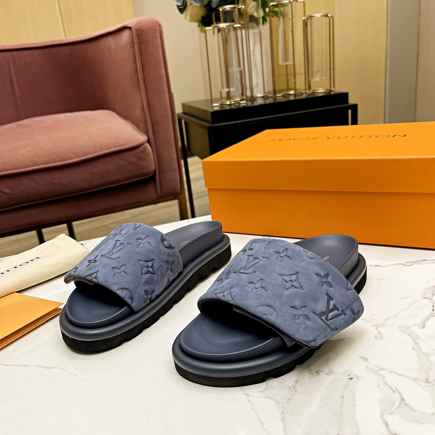 Louis Vuitton Pool Pillow Comfort Mules - DopestKickz