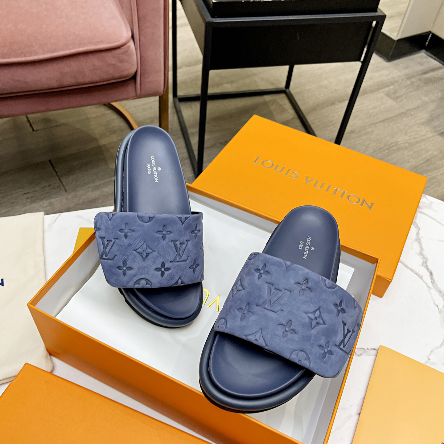Louis Vuitton Pool Pillow Comfort Mules - DopestKickz
