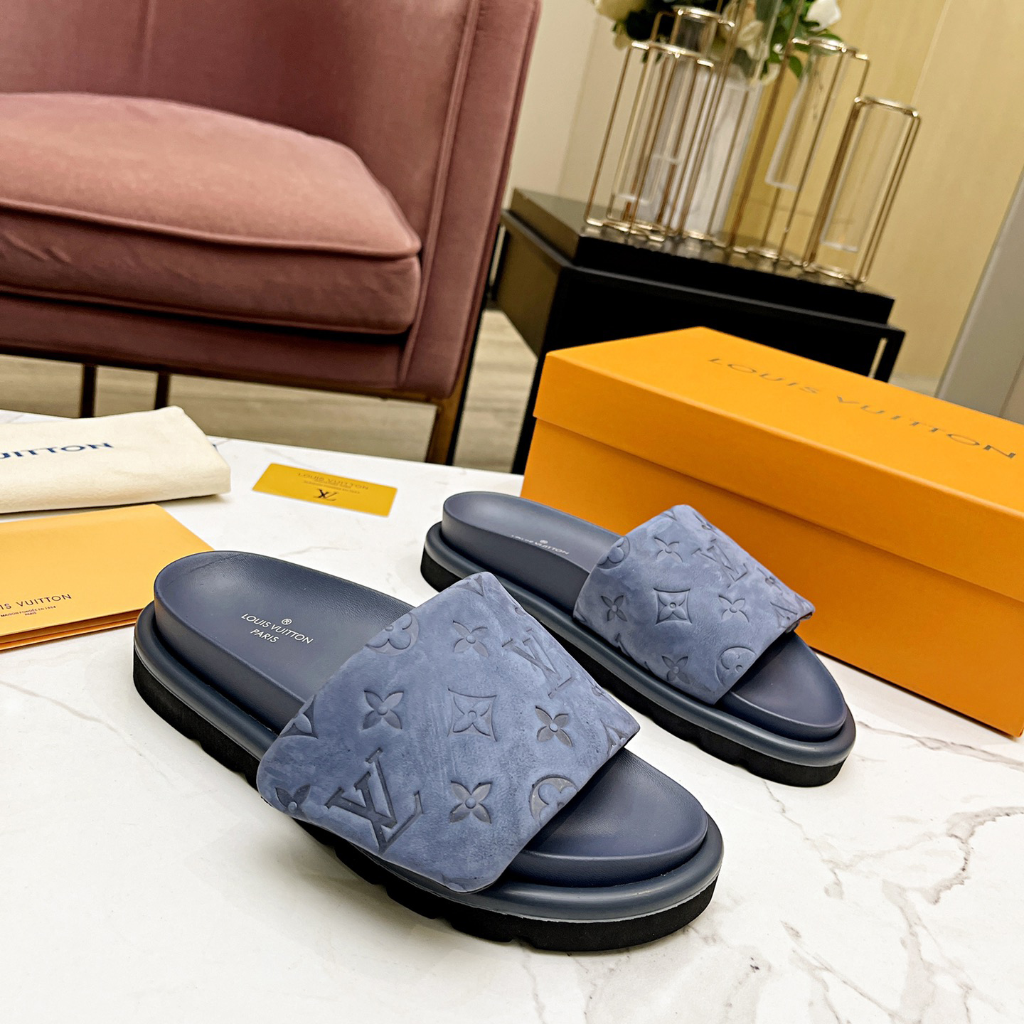 Louis Vuitton Pool Pillow Comfort Mules - DopestKickz