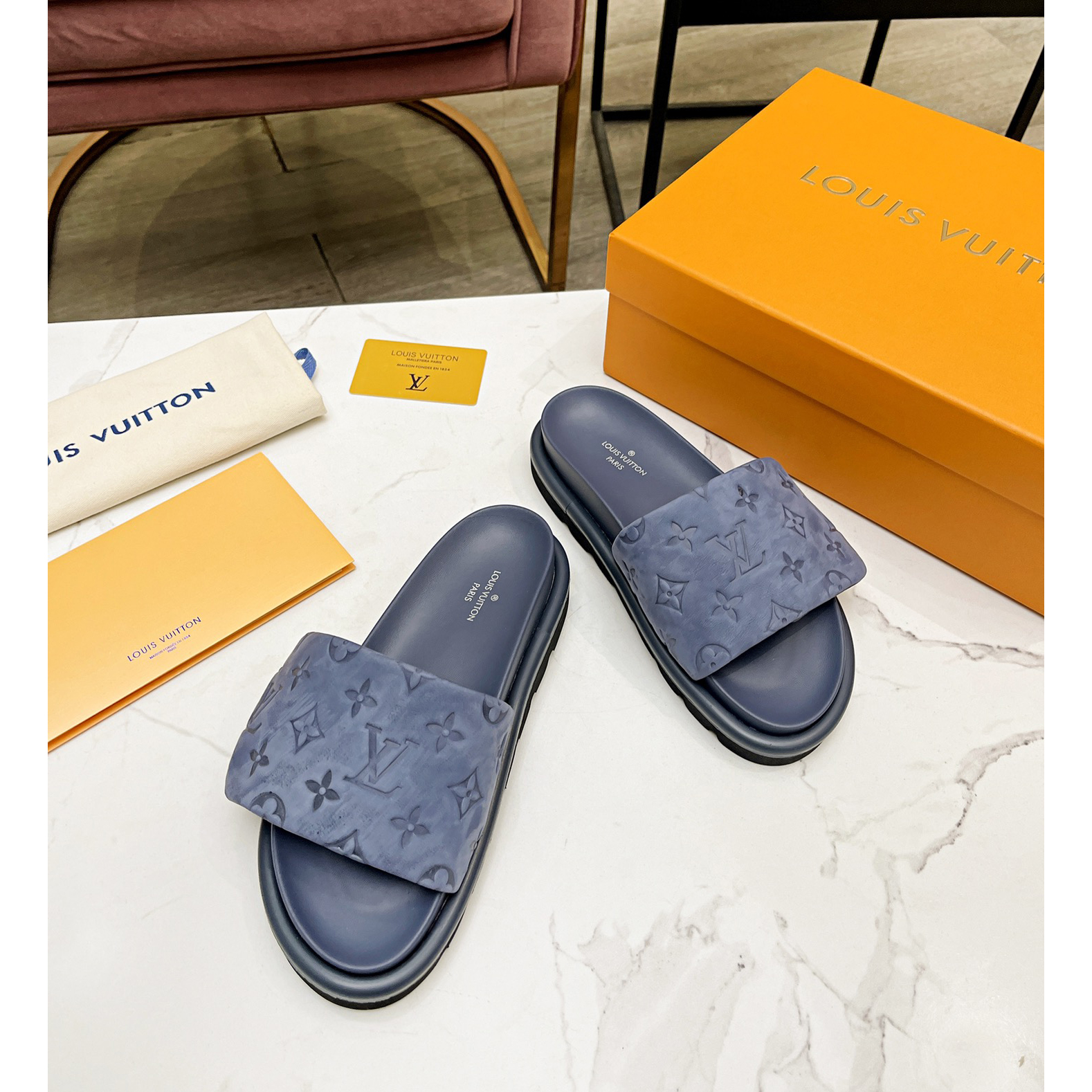 Louis Vuitton Pool Pillow Comfort Mules - DopestKickz