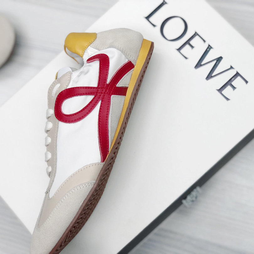 Loewe Ballet Runner In Nylon And Calfskin - DopestKickz