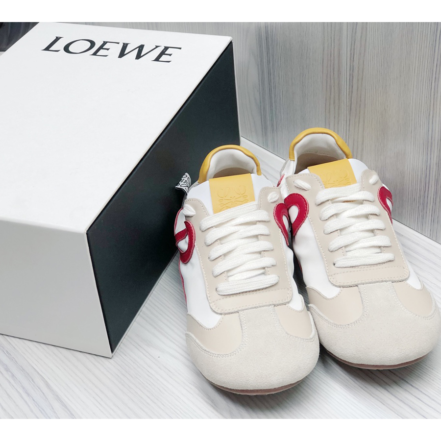 Loewe Ballet Runner In Nylon And Calfskin - DopestKickz